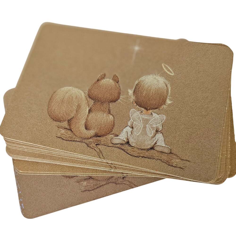 Vintage Hallmark Ambassador Christmas Postcards Lot 38 Angel Cat Tree 20 Sealed